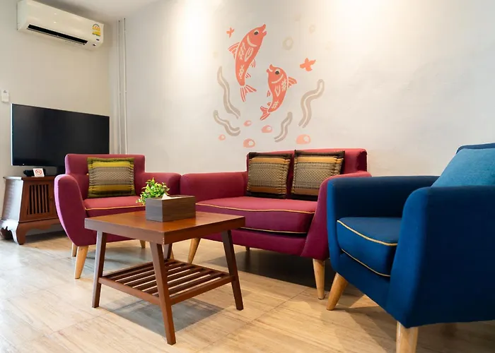 Pillow Bkk Bliss Townhome 5br,7tl Near Bts&mrt Qscc Ferienhaus Bangkok